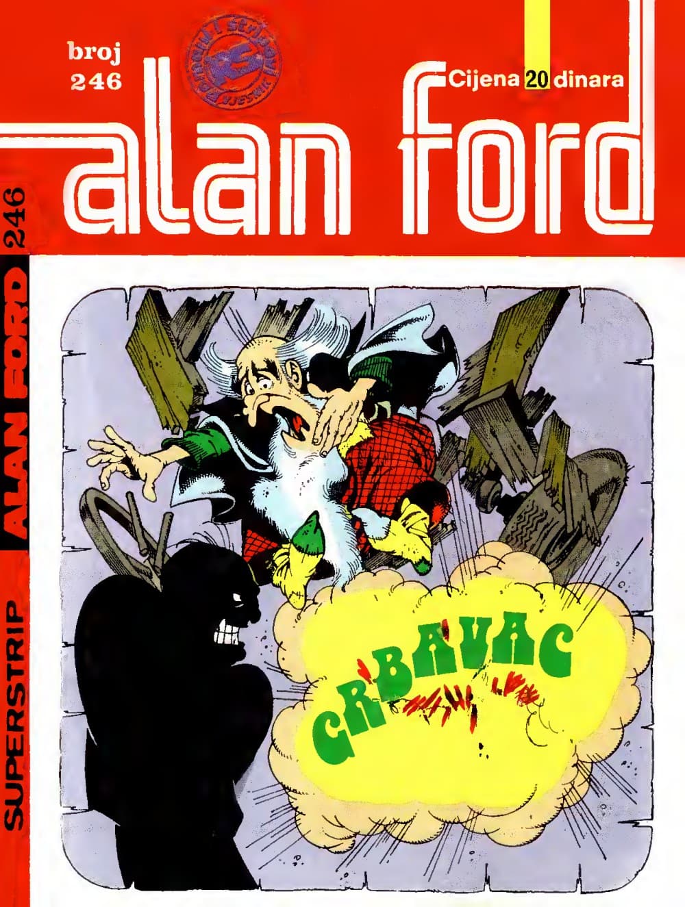 Naslovnica: Alan Ford klasik br. 158