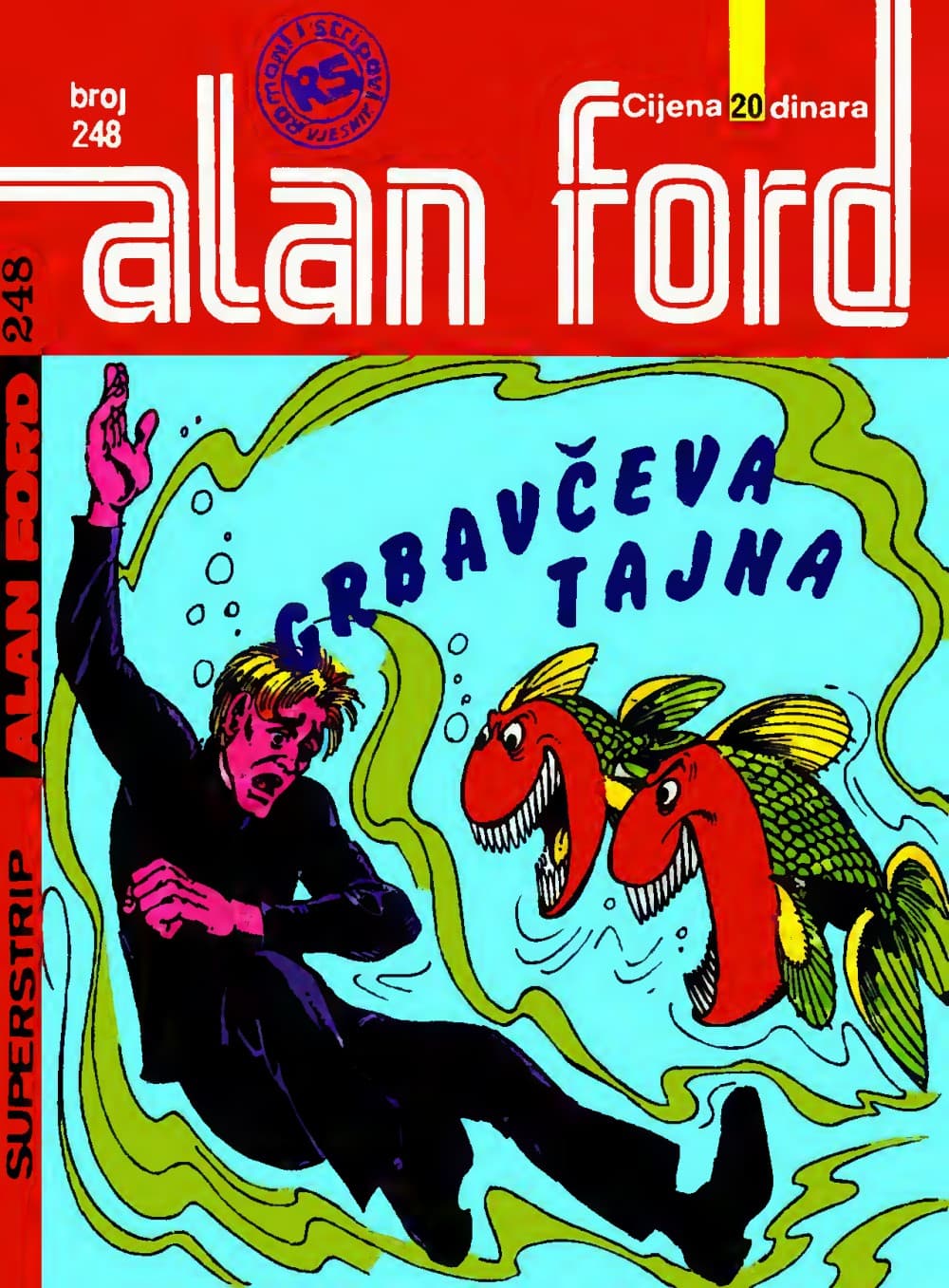 Naslovnica: Alan Ford klasik br. 159