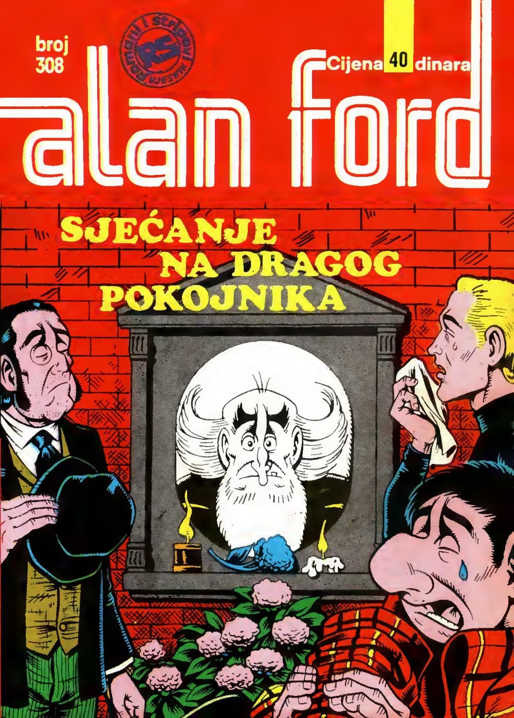 Naslovnica: Alan Ford klasik br. 185