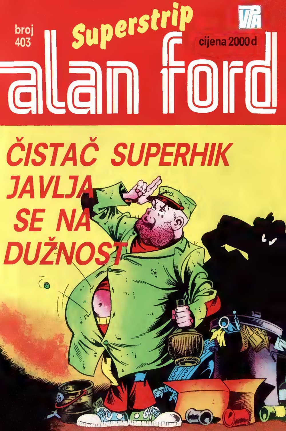 Naslovnica: Alan Ford klasik br. 233