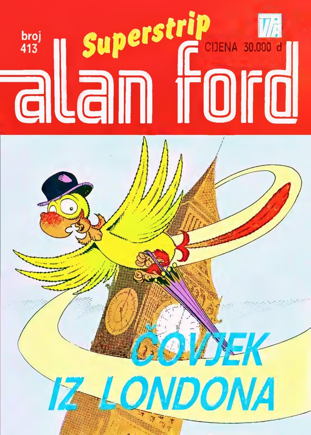 Naslovnica: Alan Ford klasik br. 243
