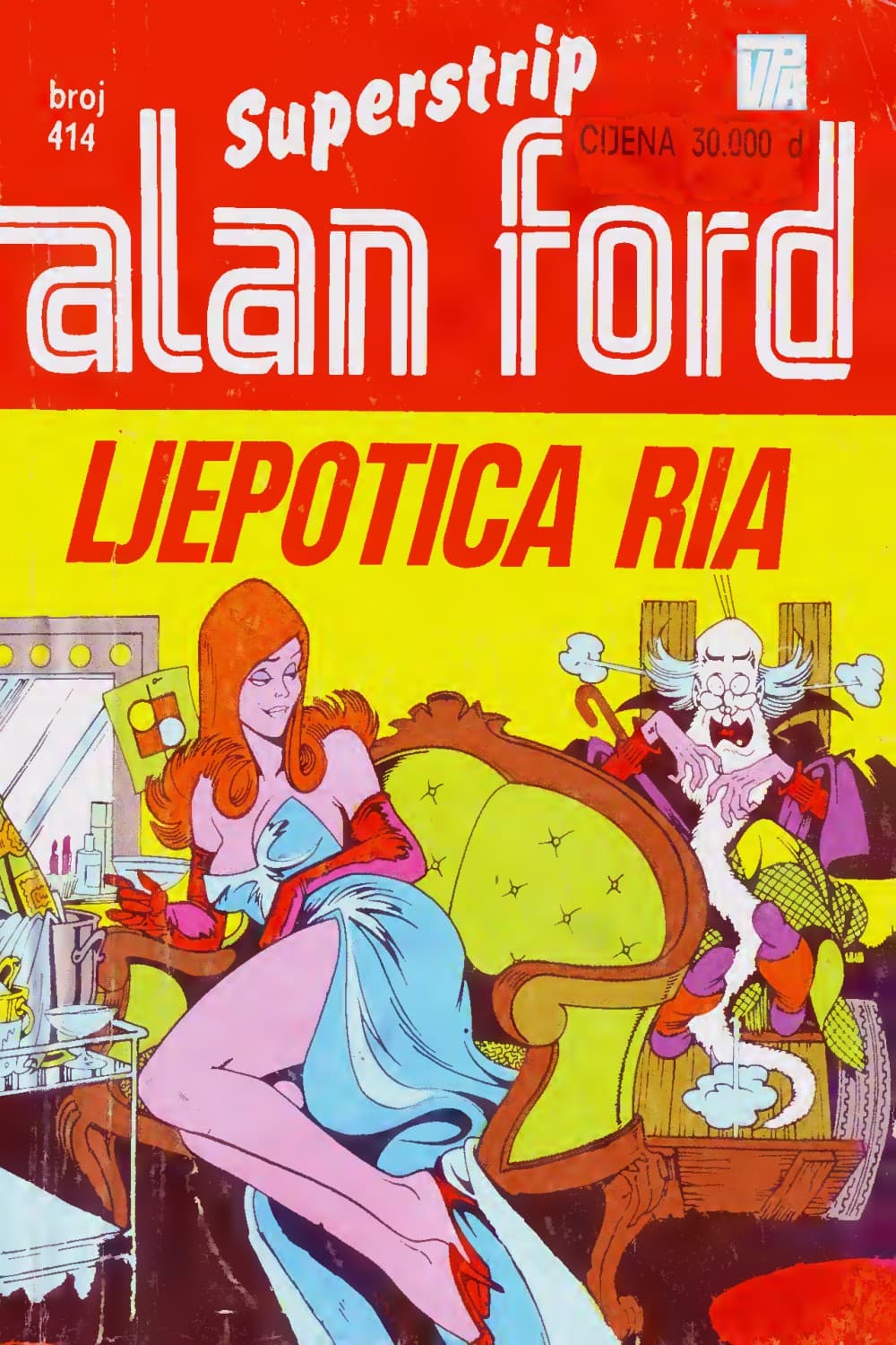 Naslovnica: Alan Ford klasik br. 244
