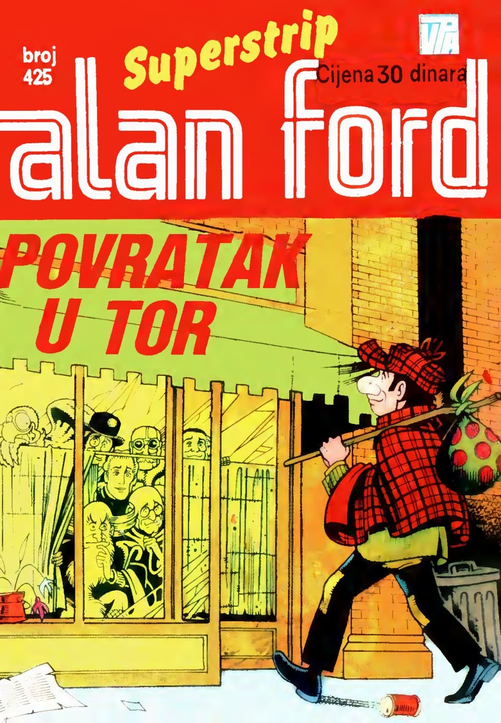 Naslovnica: Alan Ford klasik br. 255