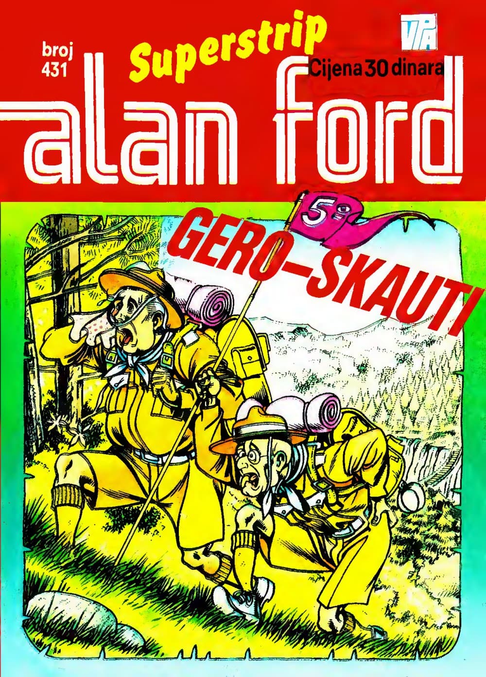 Naslovnica: Alan Ford klasik br. 261