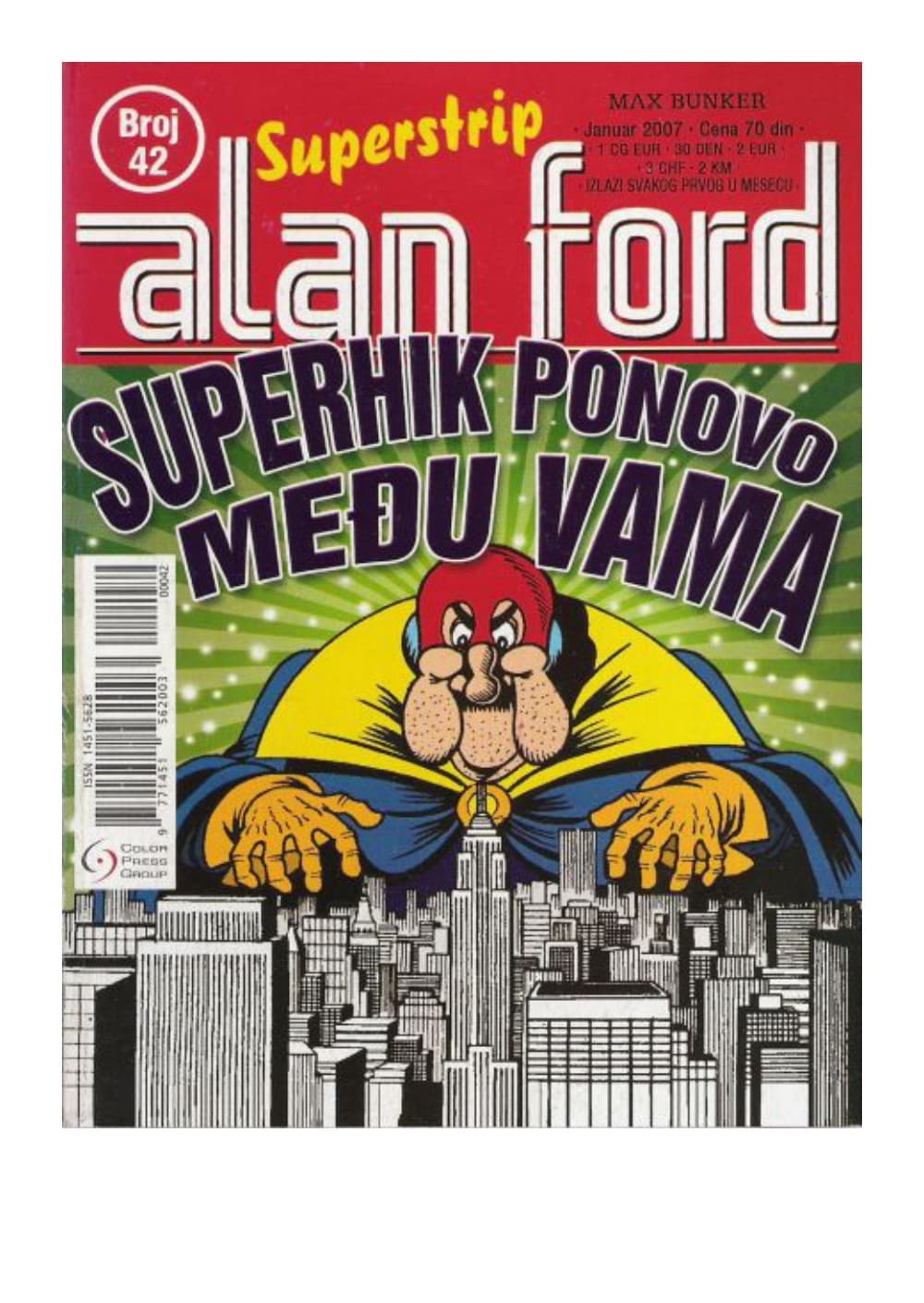Naslovnica: Alan Ford klasik br. 291