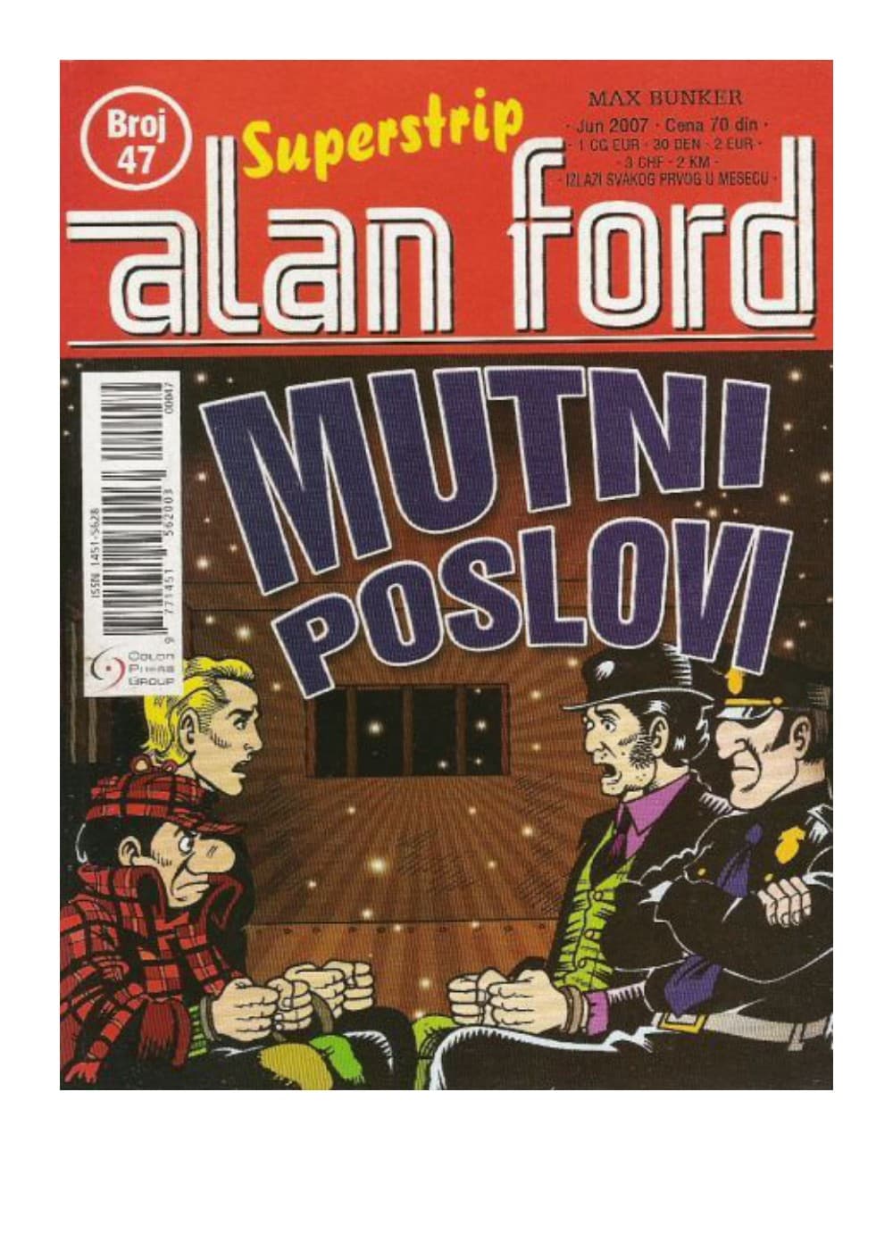 Naslovnica: Alan Ford klasik br. 296