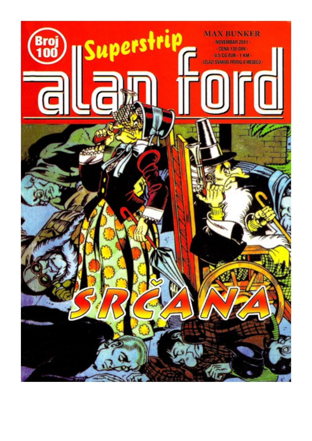 Naslovnica: Alan Ford klasik br. 350
