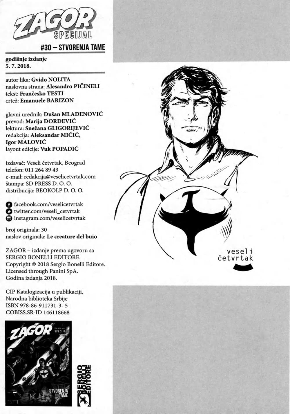 Zagor Kolor specijal br. 30 – slika 2