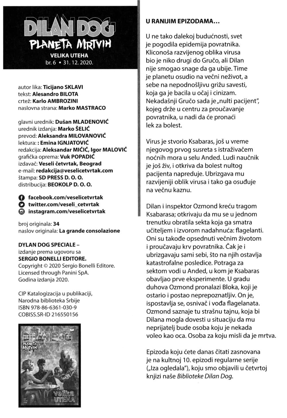Dylan Dog Planeta mrtvih br. 6 – slika 2