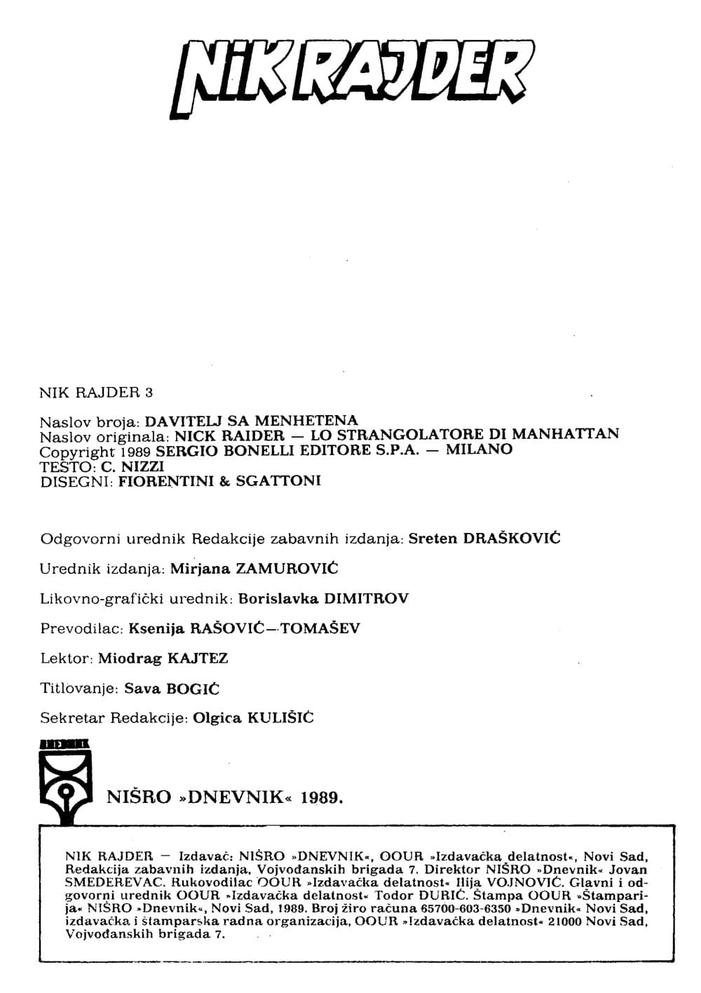 Nick Raider br. 3 – slika 2