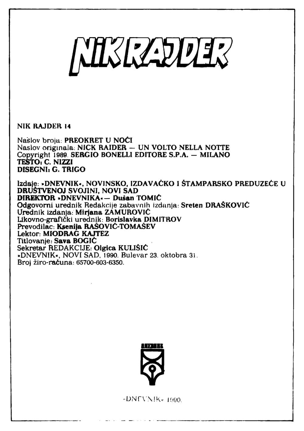 Nick Raider br. 14 – slika 2