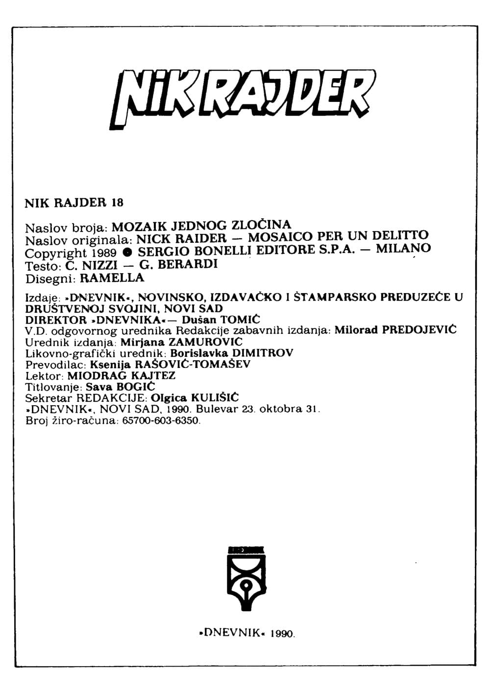 Nick Raider br. 18 – slika 2
