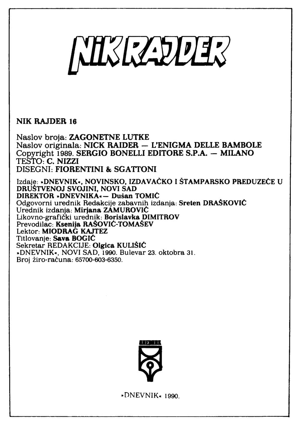 Nick Raider br. 16 – slika 2