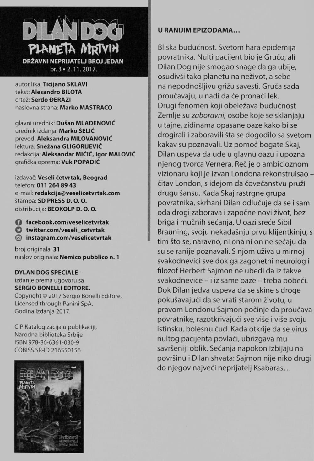 Dylan Dog Planeta mrtvih br. 3 – slika 2