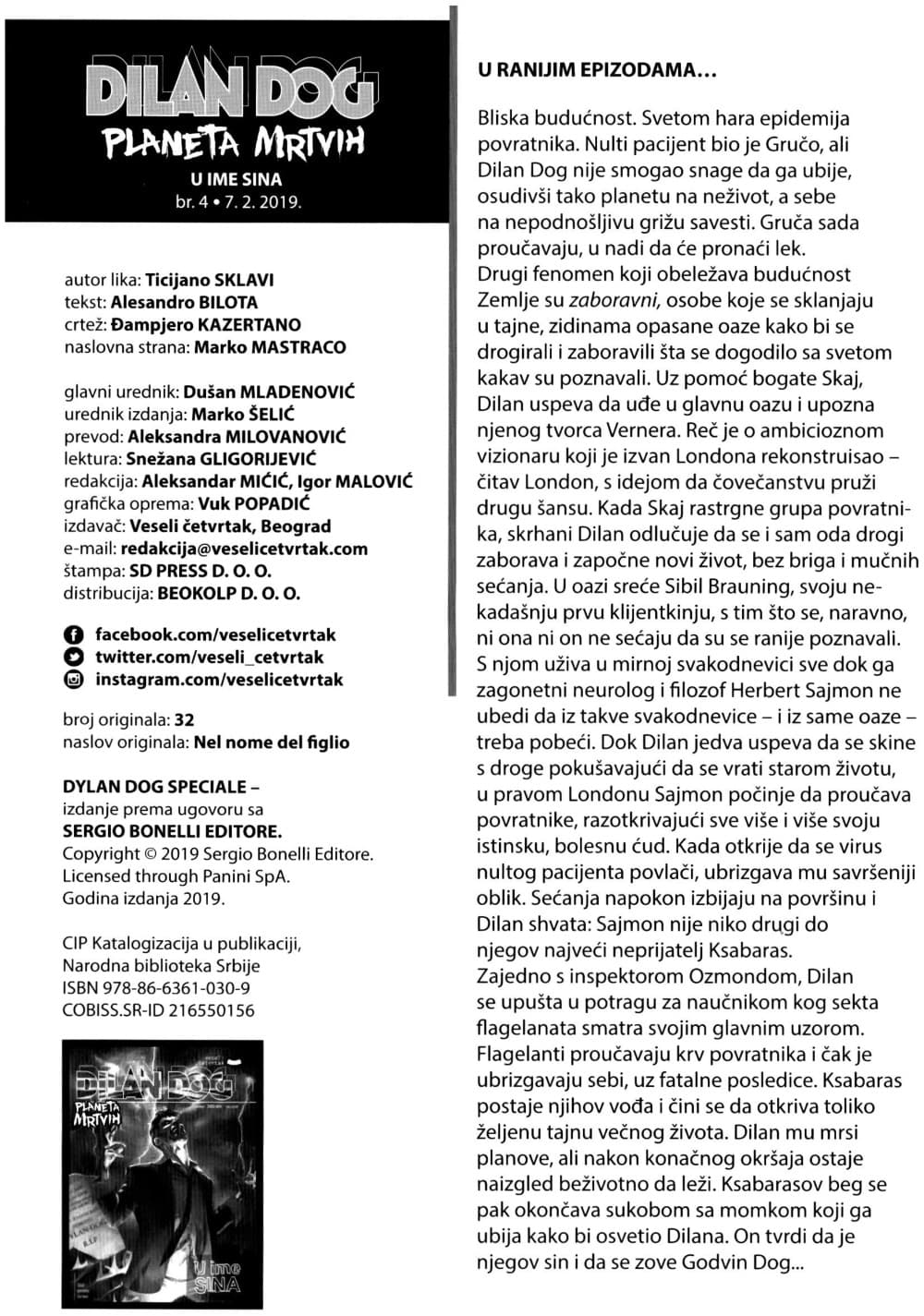 Dylan Dog Planeta mrtvih br. 4 – slika 2