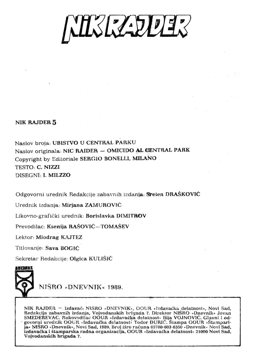 Nick Raider br. 5 – slika 2
