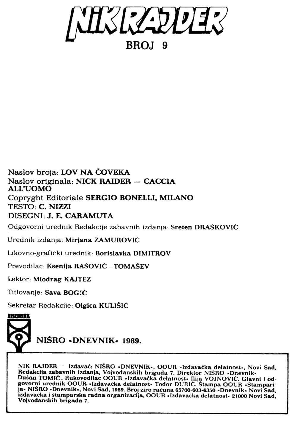 Nick Raider br. 9 – slika 2
