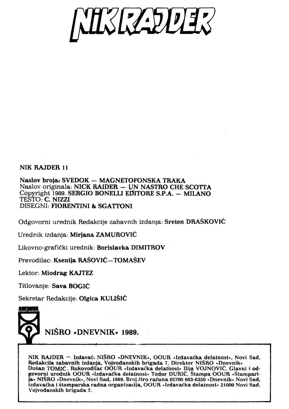 Nick Raider br. 11 – slika 2
