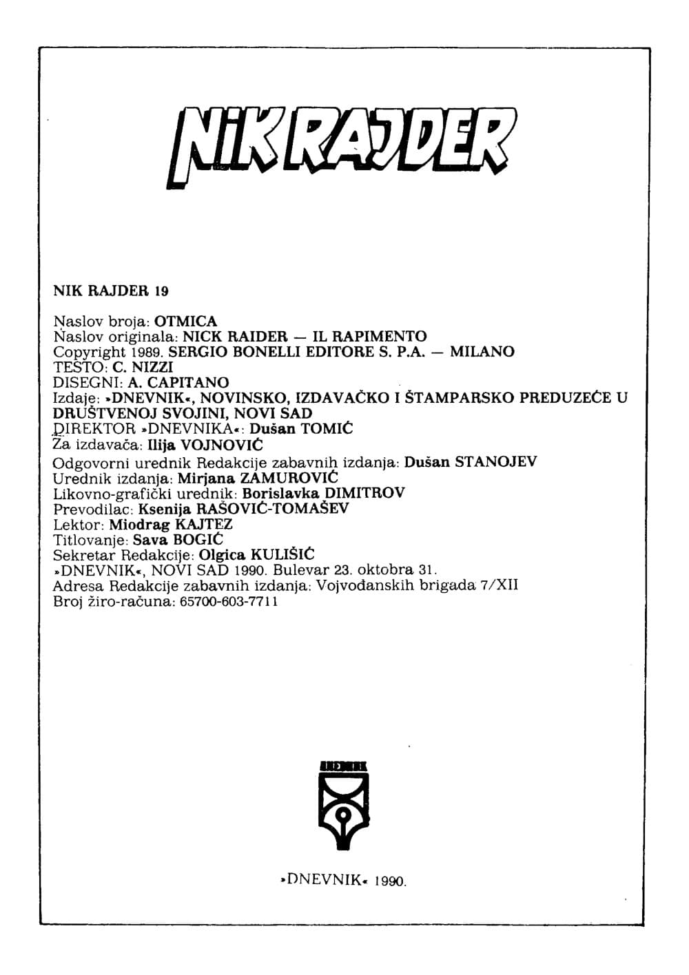 Nick Raider br. 19 – slika 2