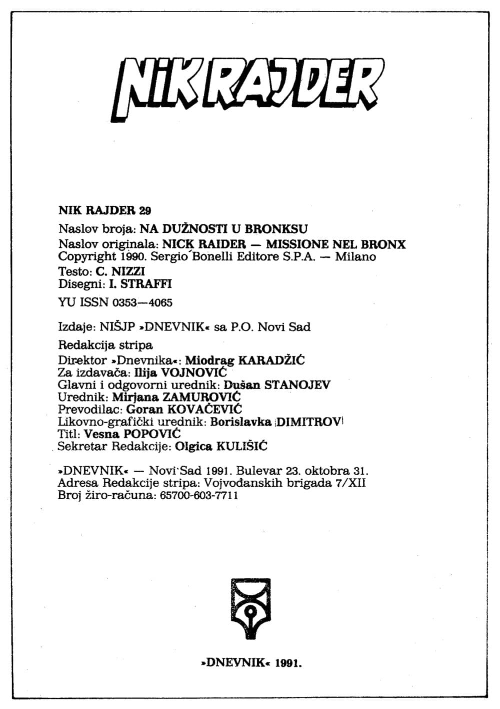 Nick Raider br. 29 – slika 2