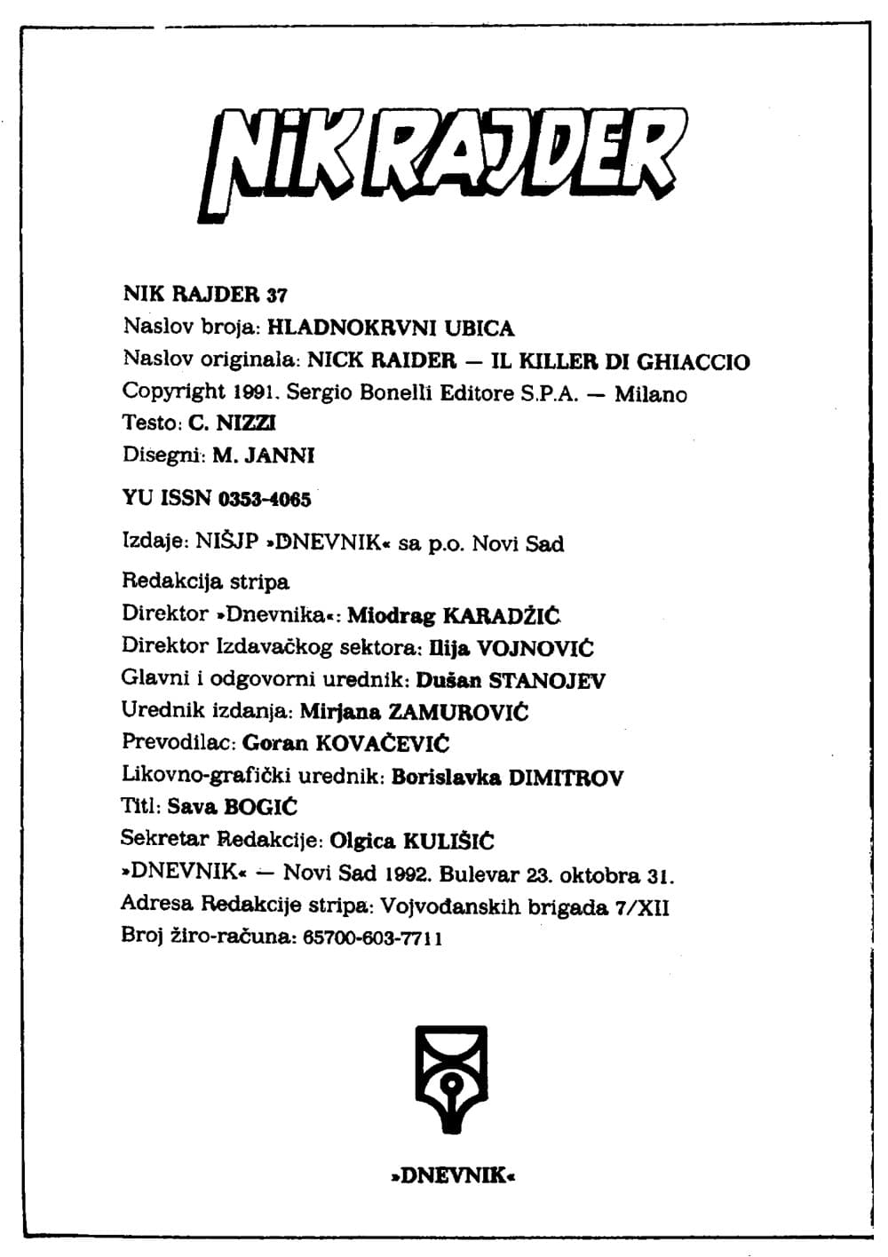 Nick Raider br. 37 – slika 2