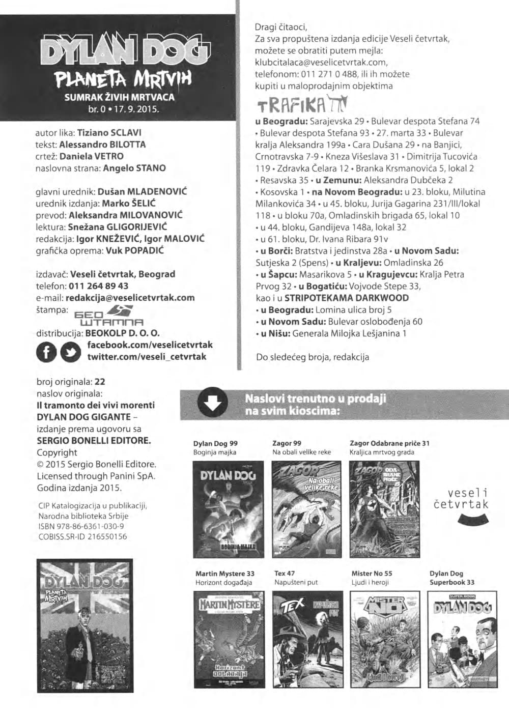 Dylan Dog Planeta mrtvih br. 0 – slika 2
