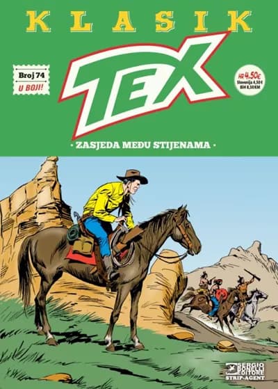 Naslovnica: Klasik Tex (u boji) broj 74