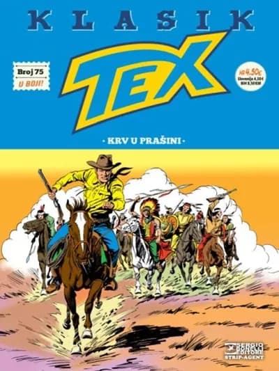 Naslovnica: Klasik Tex (u boji) broj 75
