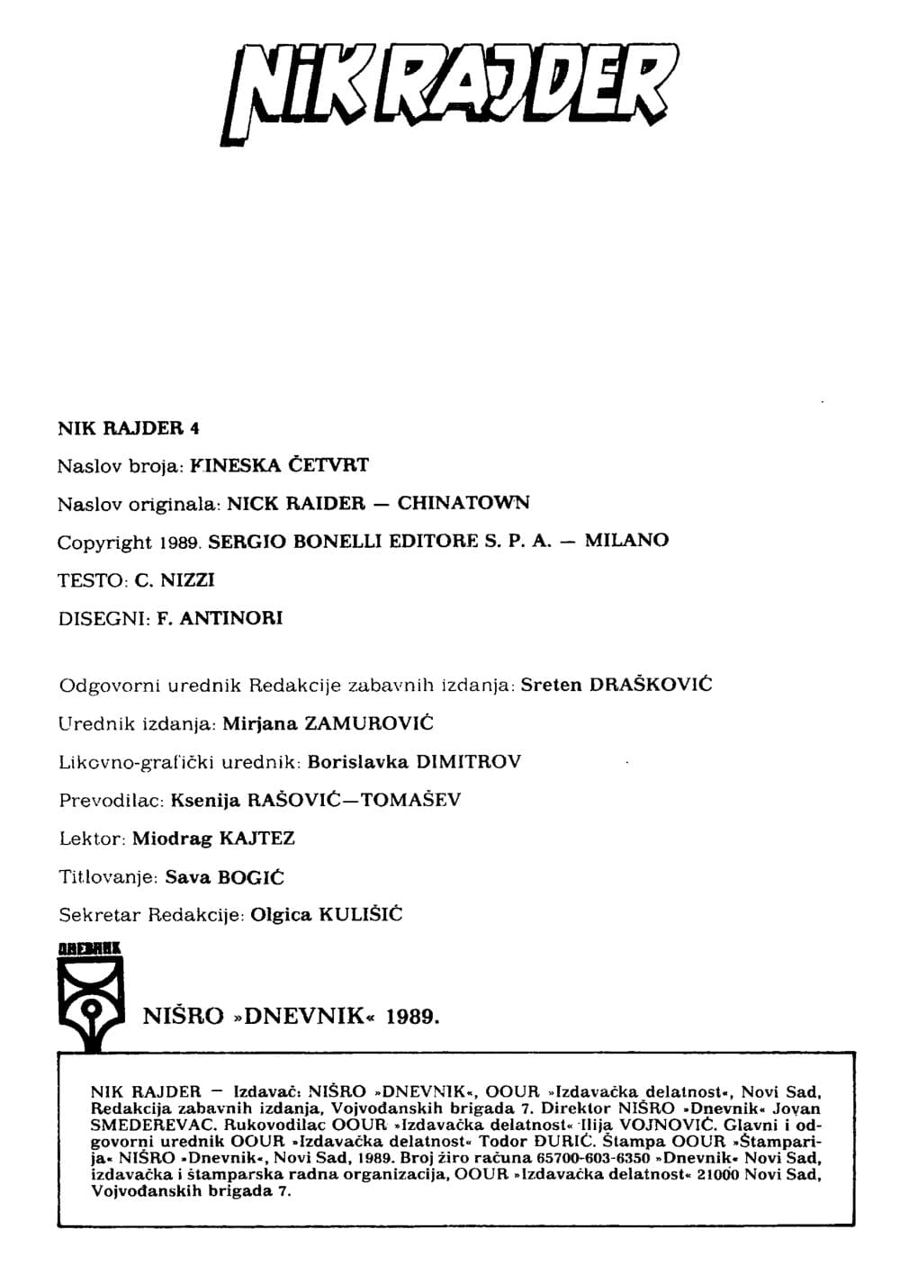 Nick Raider br. 4 – slika 2