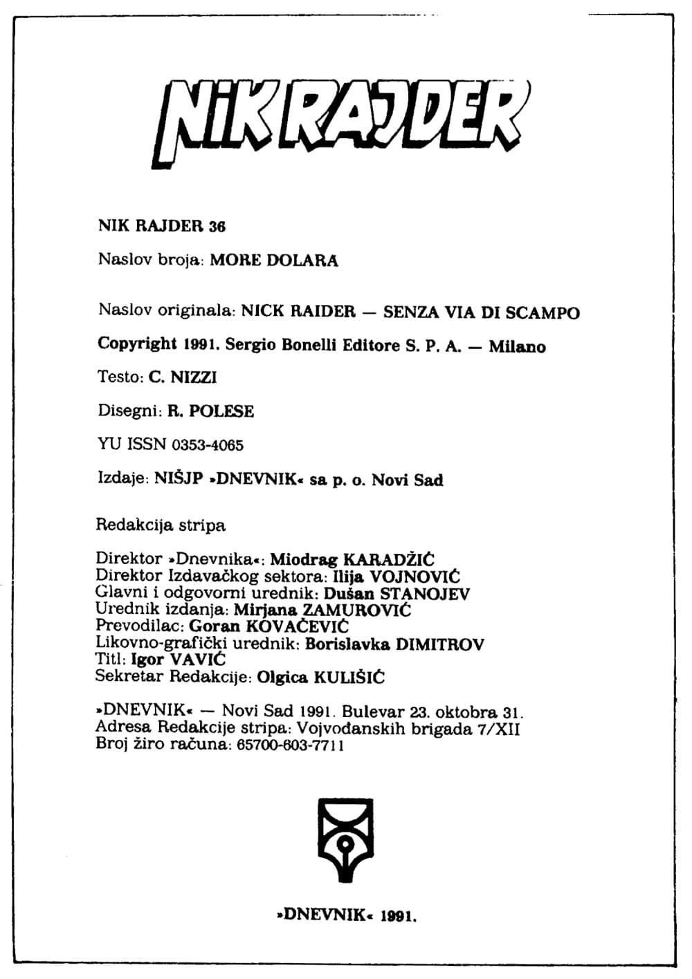 Nick Raider br. 36 – slika 2